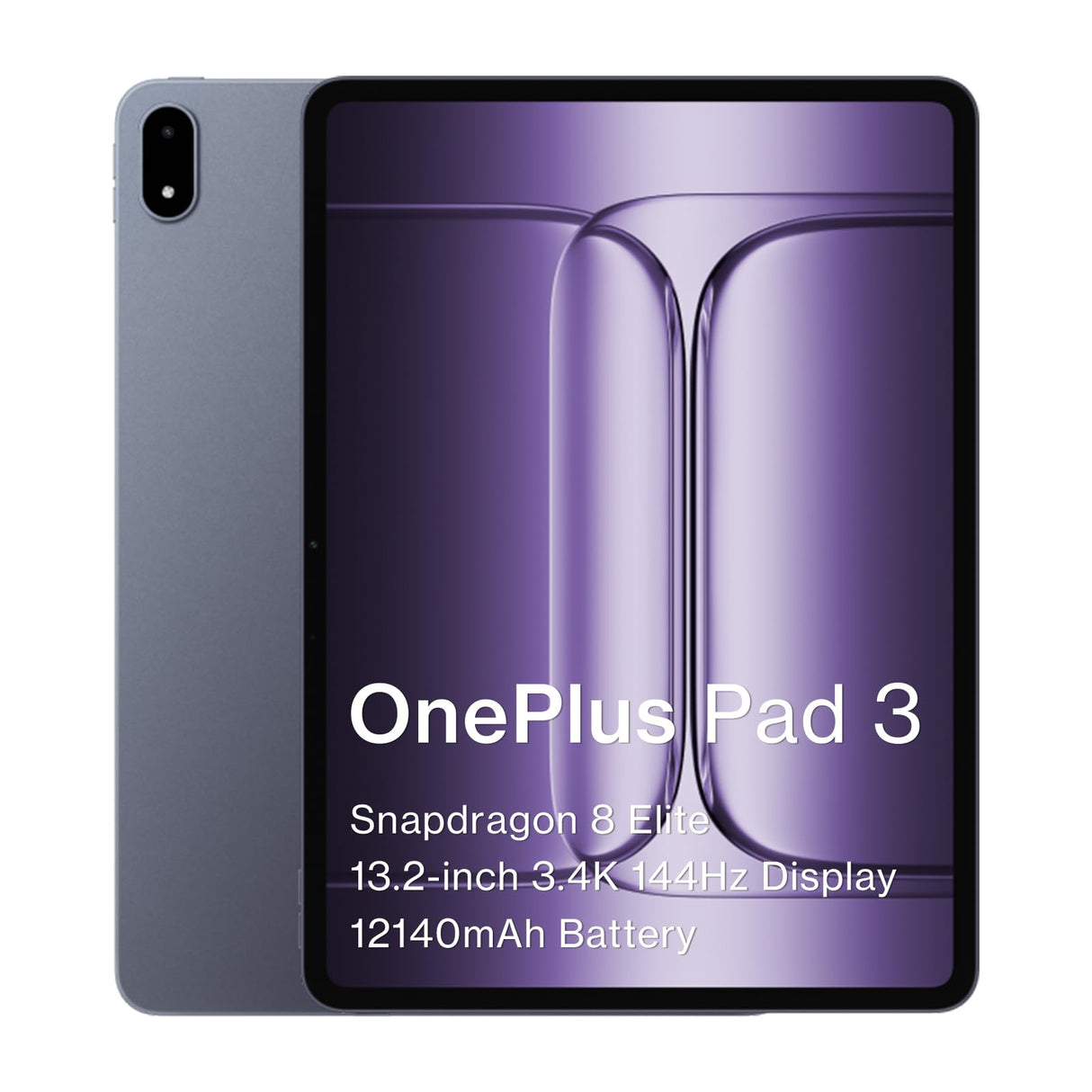 OnePlus Pad 3 Tablet — 13.2" 120Hz, Snapdragon 8 Elite, 512GB, International Version
