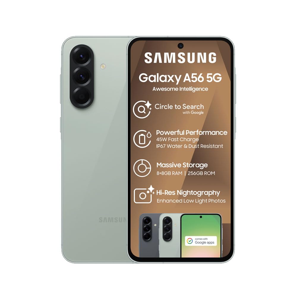 Samsung Galaxy A56 8GB 5G — 6.7" AI Smartphone with Aluminium Frame