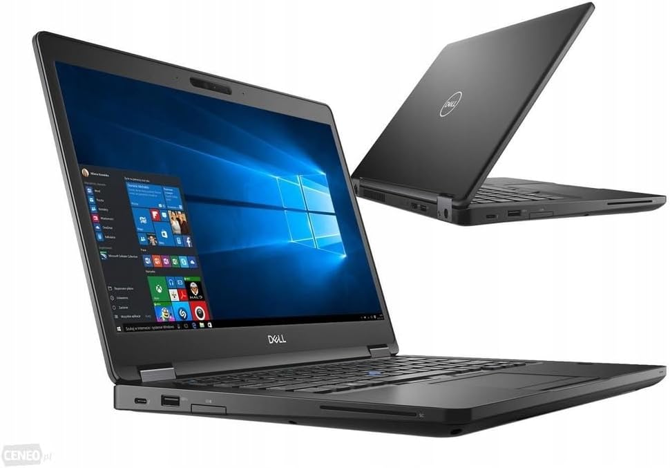 تم تجديده - كمبيوتر محمول Dell Latitude 5490 للأعمال مقاس 14 بوصة ومعالج Intel Core من الجيل الثامن I5-8250U رباعي النواة وذاكرة وصول عشوائي 8 جيجابايت...