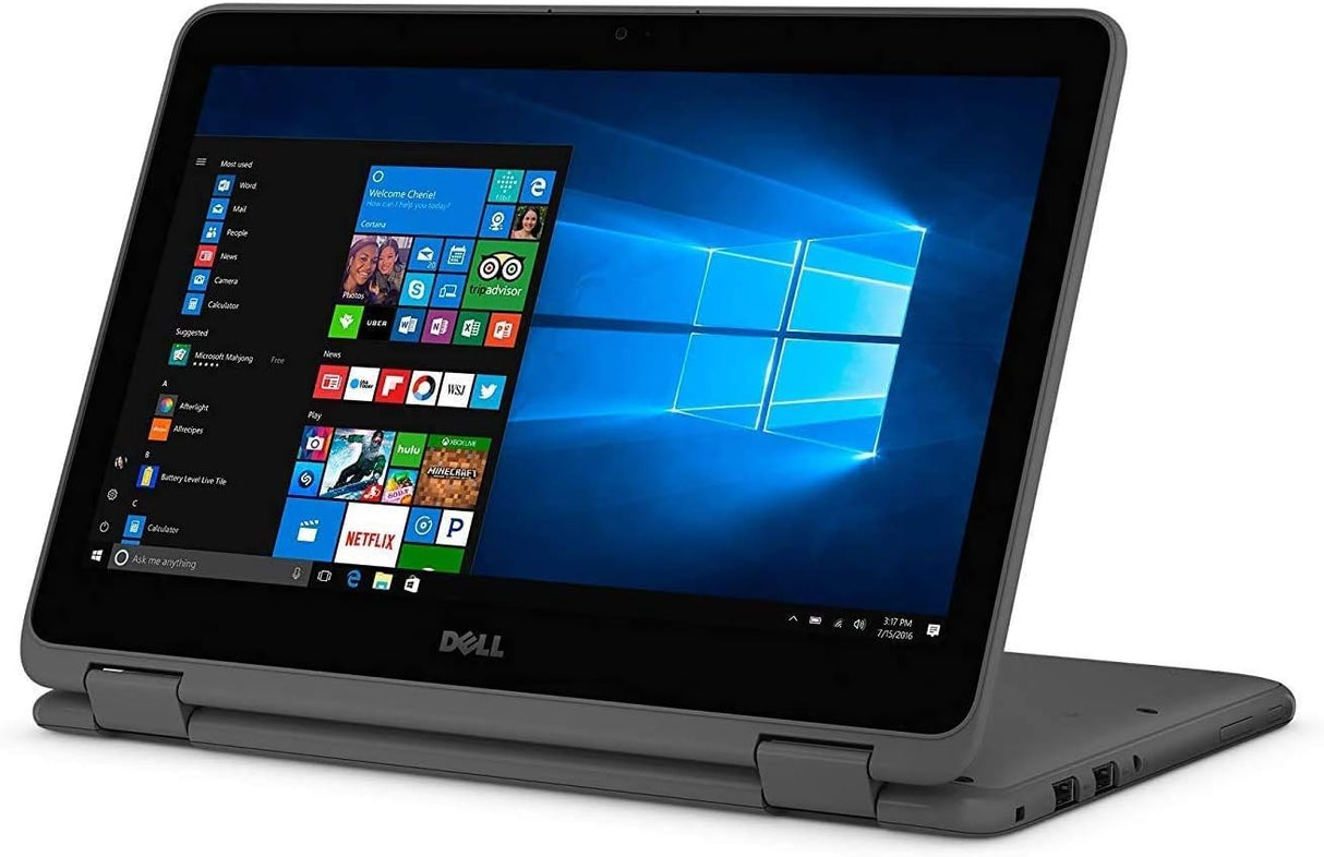 تم تجديده - كمبيوتر محمول Dell Latitude 3190 مقاس 11.6 بوصة، معالج Intel Pentium Silver N5030، ذاكرة وصول عشوائي 4 جيجابايت، ...