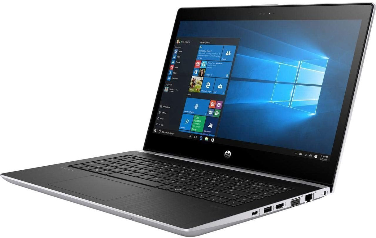 تم تجديده - كمبيوتر محمول HP EliteBook 840G1 من الجيل الرابع Intel Core I5 بشاشة 14 بوصة وذاكرة وصول عشوائي 8 جيجابايت و256 جيجابايت...