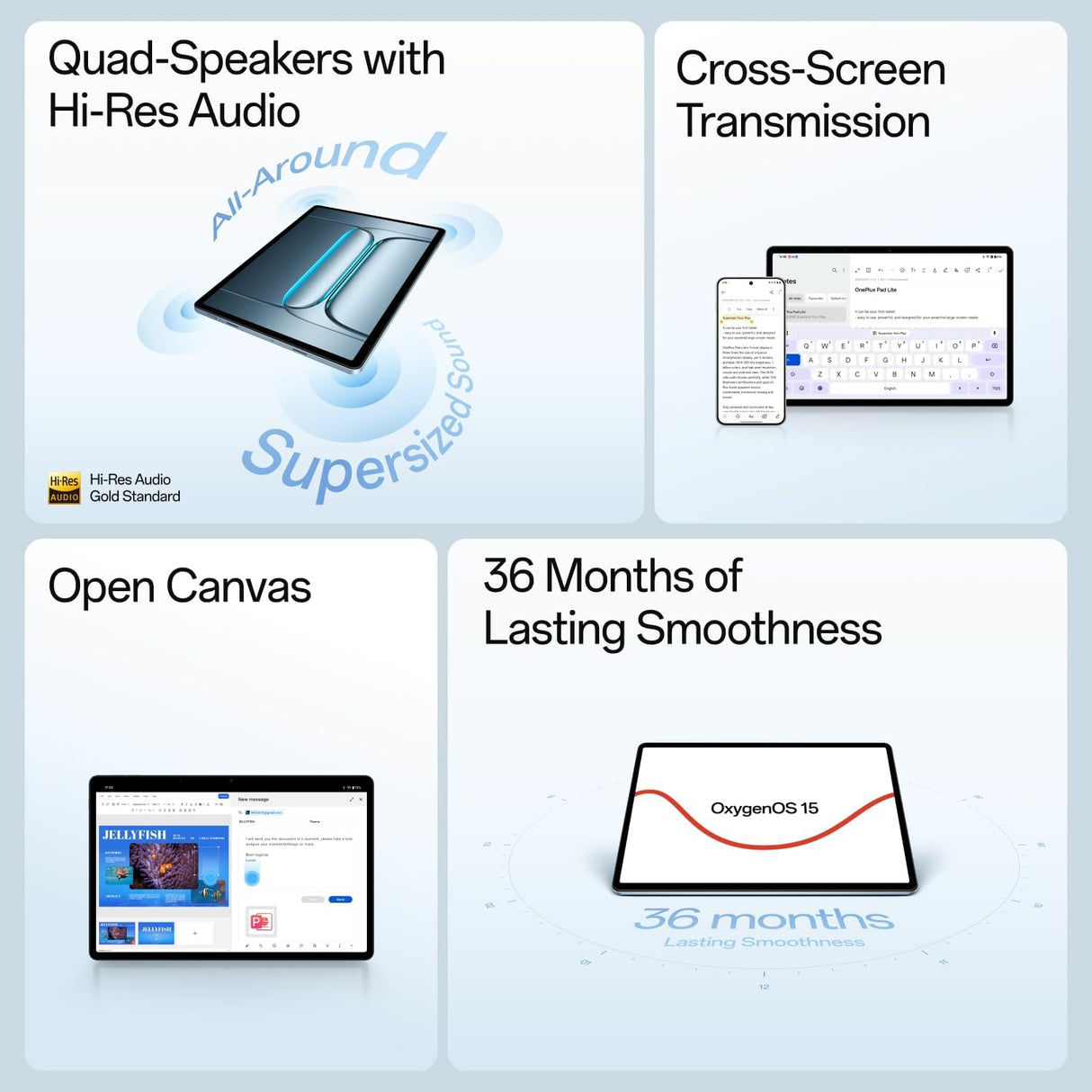 OnePlus Pad Lite Aero Blue - International Version