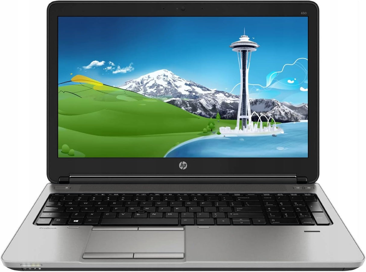 تم تجديده - كمبيوتر محمول HP ProBook 650 G3 للأعمال، معالج Intel Core I5 من الجيل السابع، ذاكرة وصول عشوائي DDR4 سعة 16 جيجابايت،...