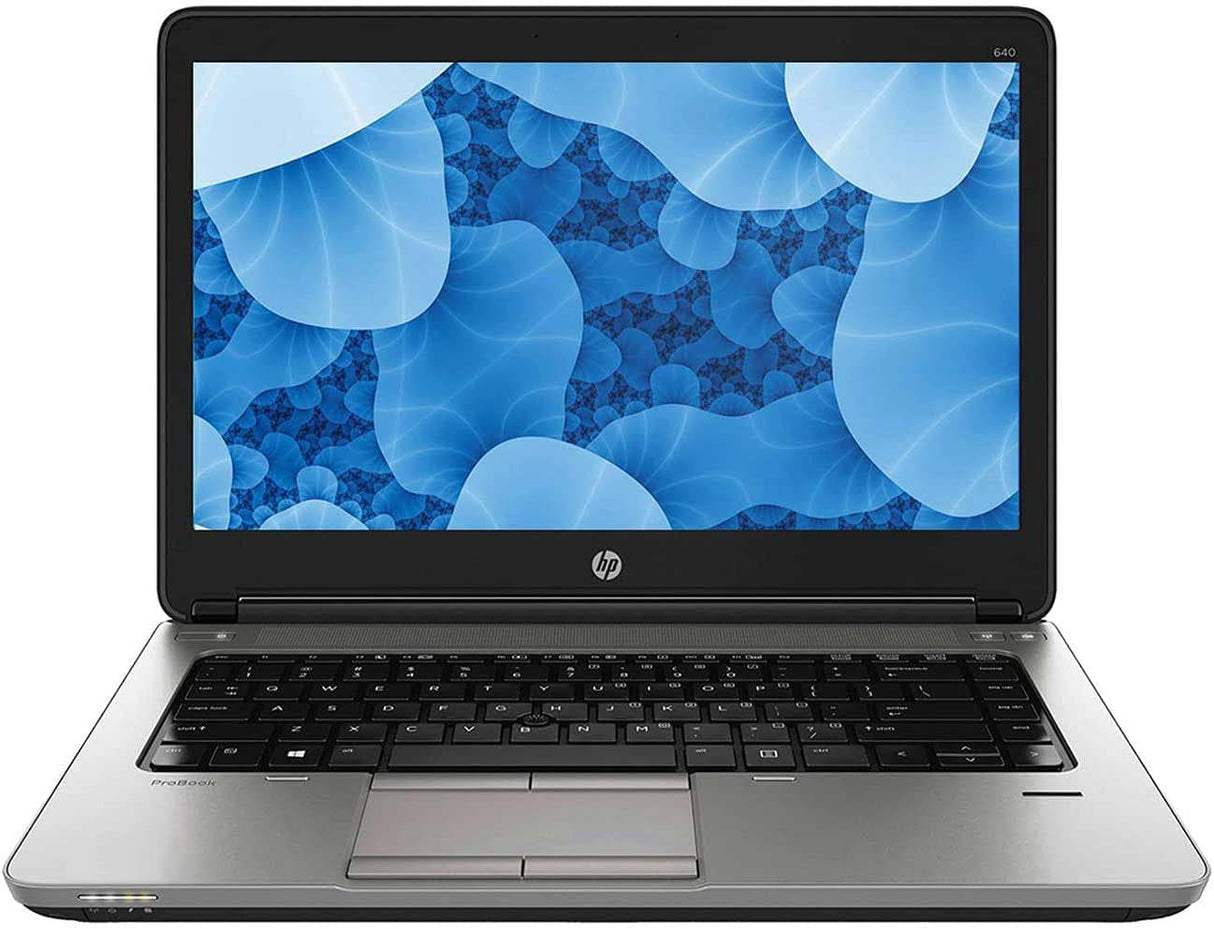 Renewed - HP Probook 640 G1 Business Laptop, Intel Core I5-4300M CPU, 8GB DDR3L SODIMM RAM, 256G...