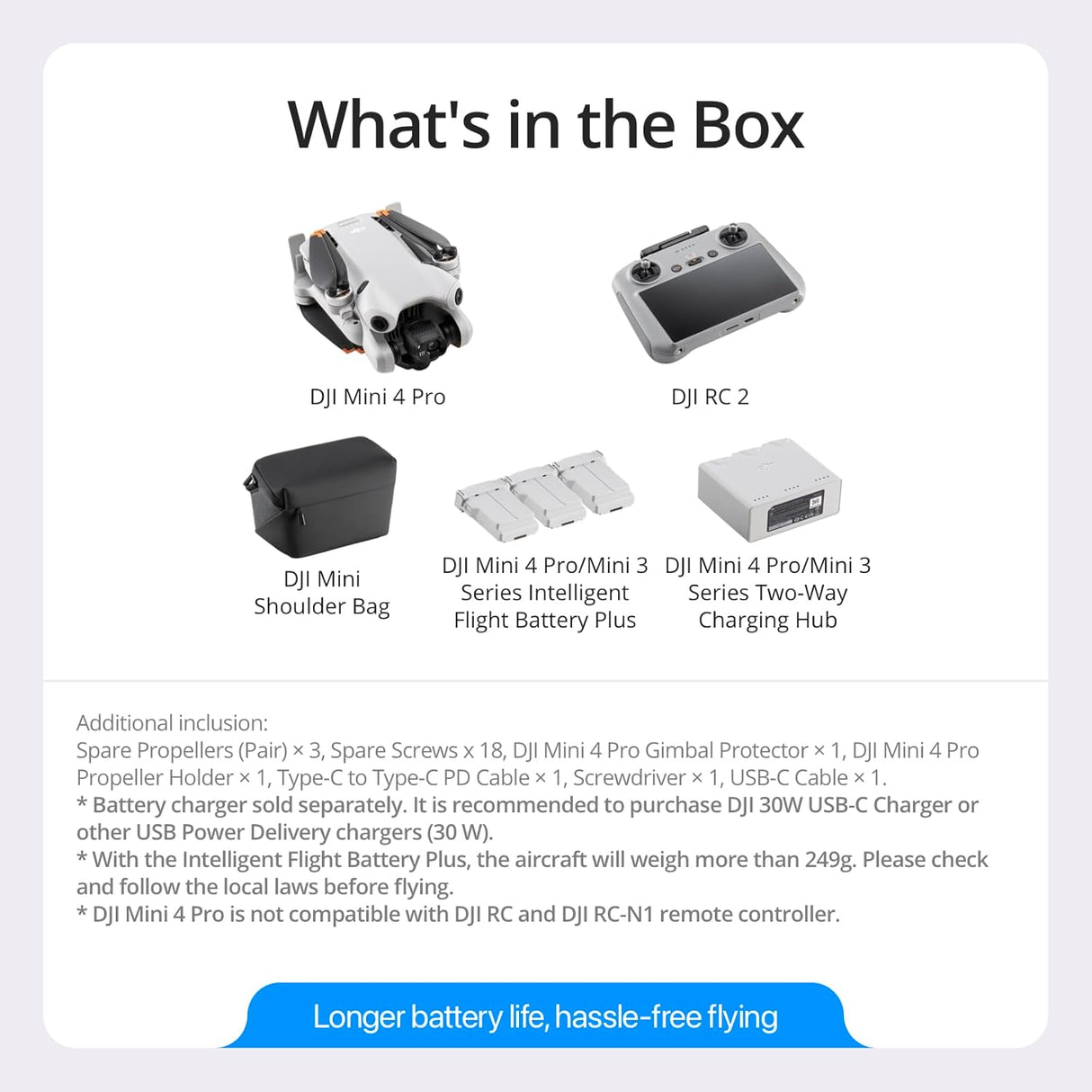 DJI Mini 4 Pro Fly More Combo Plus (DJI RC 2)