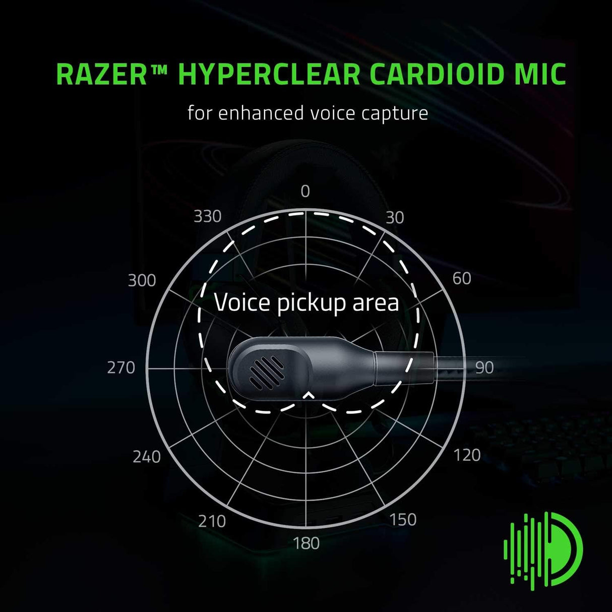 Razer BlackShark V2 X Gaming Headset with mic