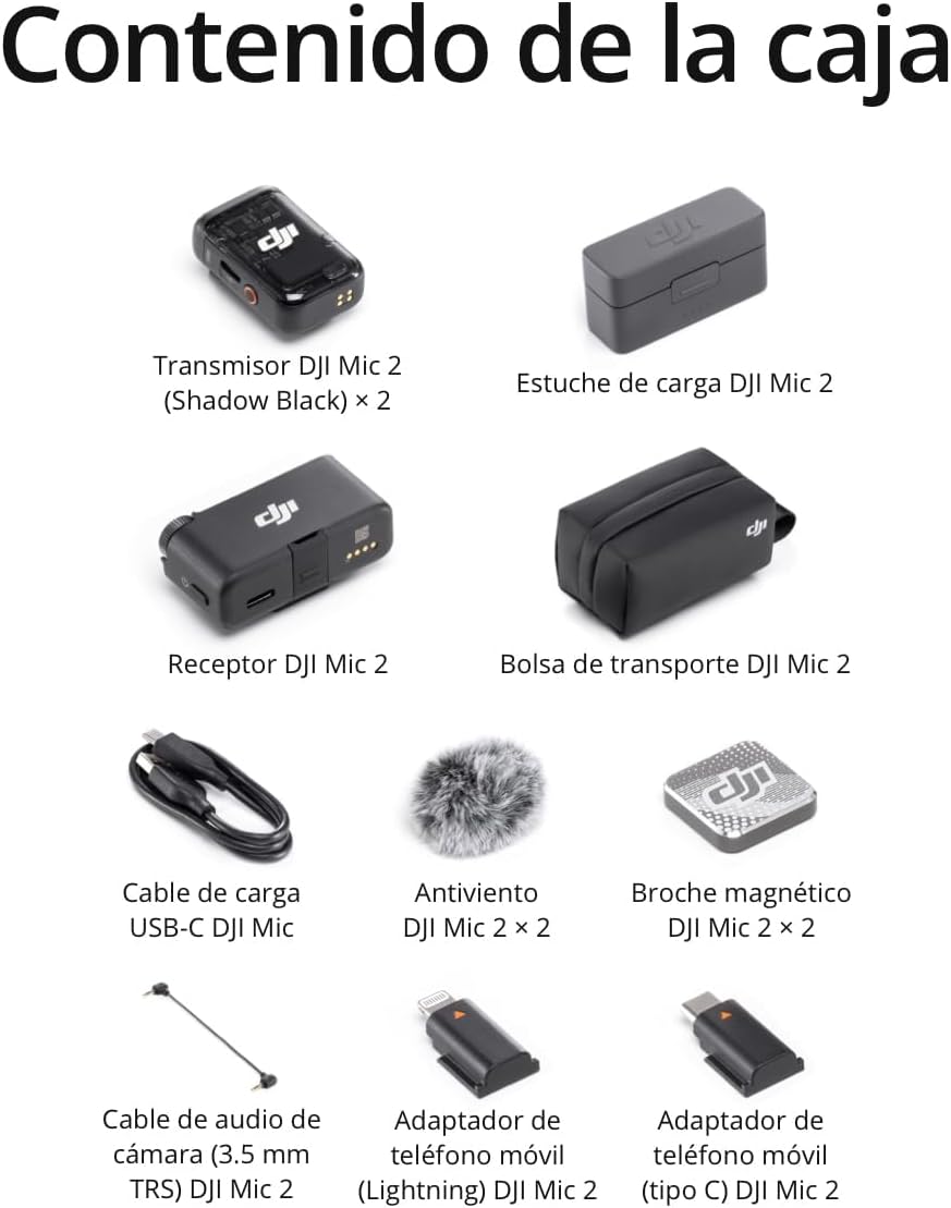 DJI Mic 2 wireless microphone kit