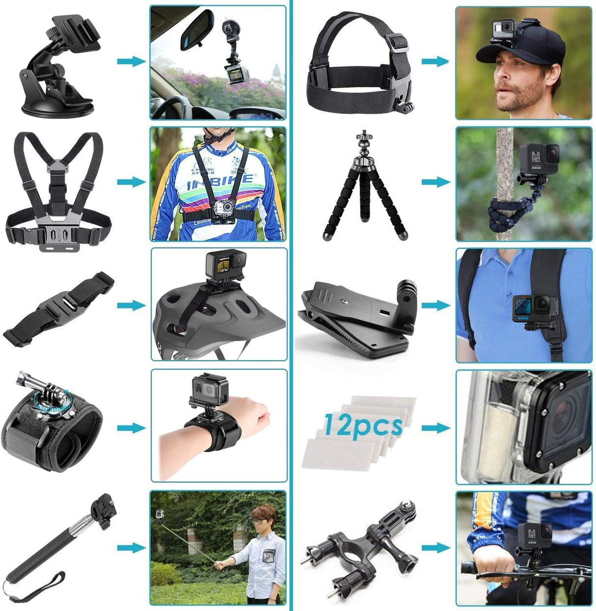 GoPro HERO13 Bundle - Action Camera + Accessory Kit