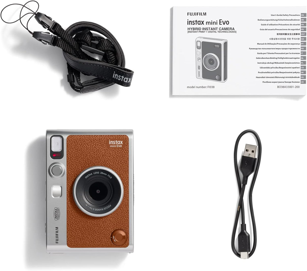 Shop for the Fujifilm Instax Mini Evo in Brown
