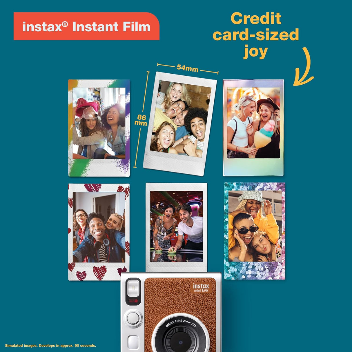 Shop Fujifilm Instax Mini Evo - Instant Mini Camera in Brown