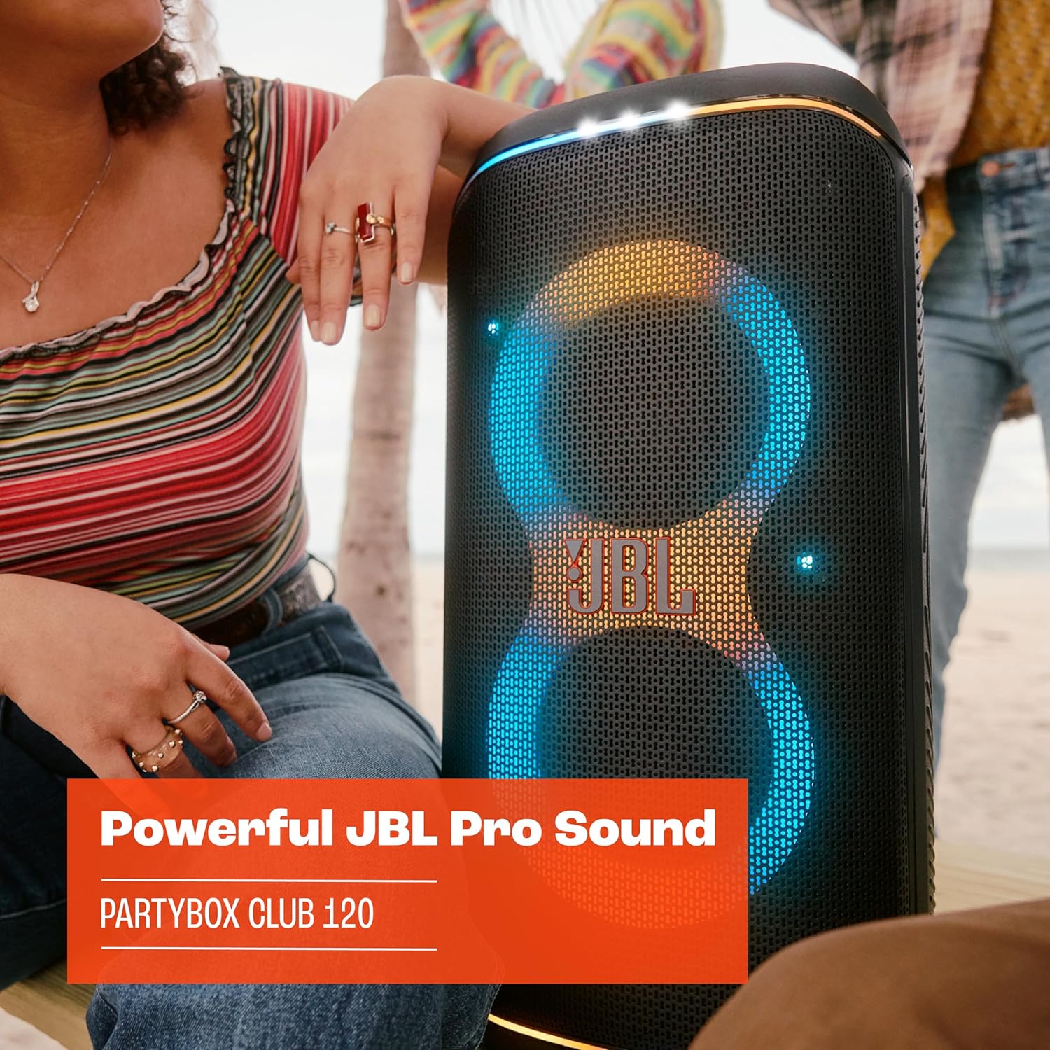 JBL Party Box Club 120: Powerful JBL Pro Sound & Lightshow