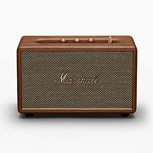 Marshall Acton III — 60W Bluetooth 5.2 Home Speaker, Wide Soundstage, Brown