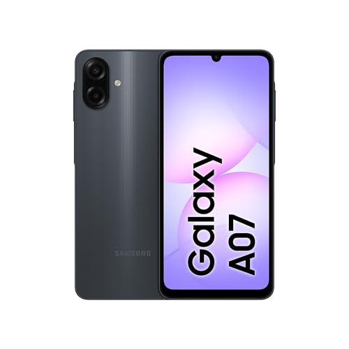 Samsung Galaxy A07 LTE — 6.7" 90Hz Smartphone, 64GB Black (UAE Version)