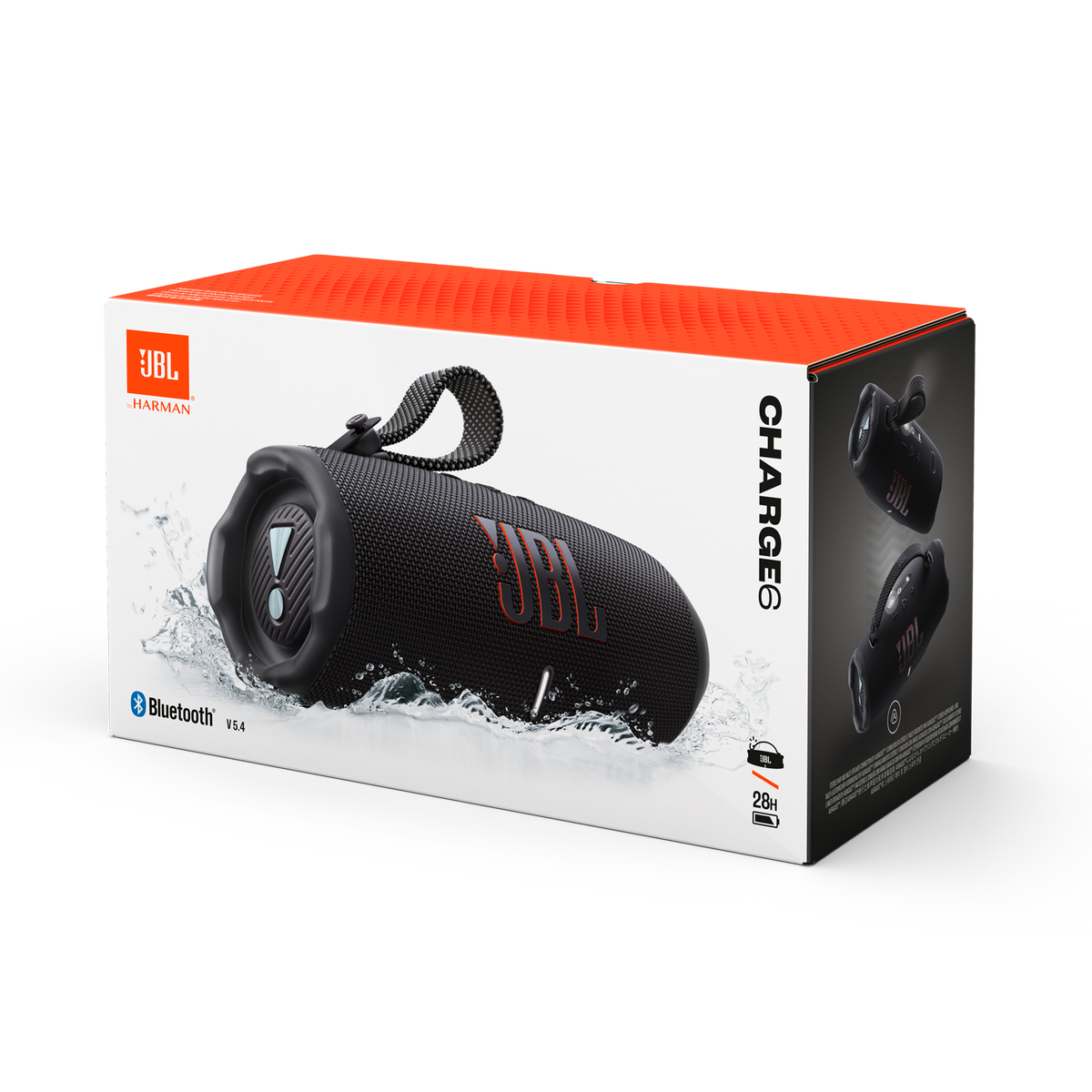 JBL Charge 6 Black — retail packaging