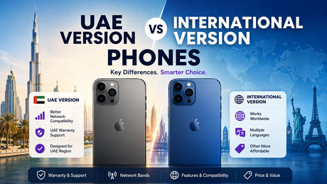 Blog Post explaining difference in UAE & International version phones in UAE