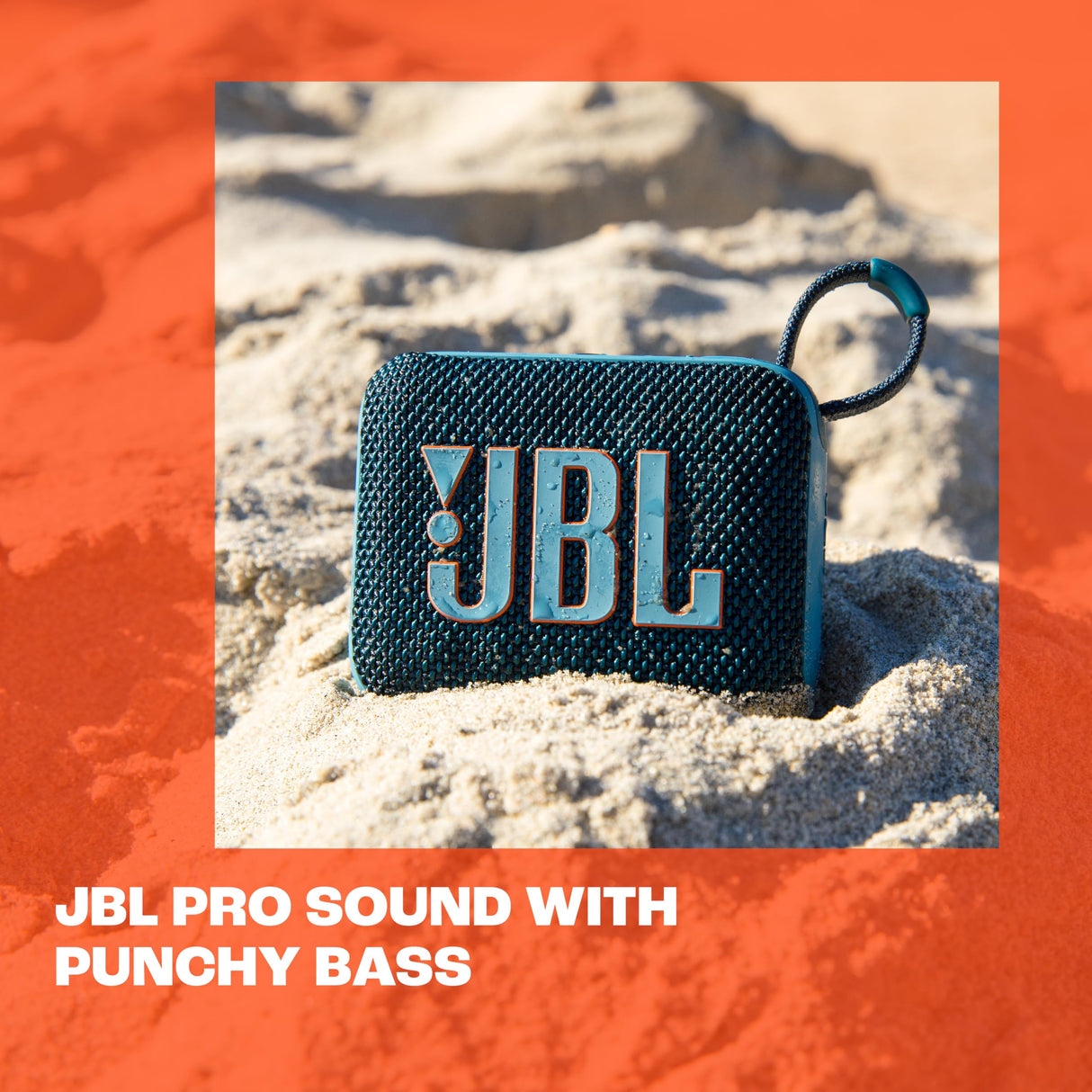 JBL Go 4-Ultra Portable Bluetooth Speaker , IP67 Waterproof, 7H Battery