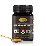 Manuka Honey UMF 10+ (MGO 263+) - Raw Manuka Honey New Zealand, Pure & Unpasteurized, Superfood for Immune Health, Use in Tea, Wild, Monofloral, Non-Gmo - 500G (17.6 Oz)