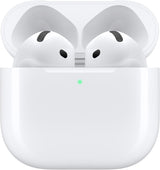 AirPods 4 ANC Wireless Earbuds, Bluetooth Headphones with Active Noise Cancellation, Adaptive Audio, Transparency Mode, Personalized Spatial Audio, USB-C Charging Case, Wireless Charging, H2 Chip White