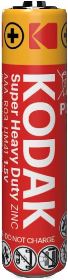 kodak super heavy duty zinc batteries