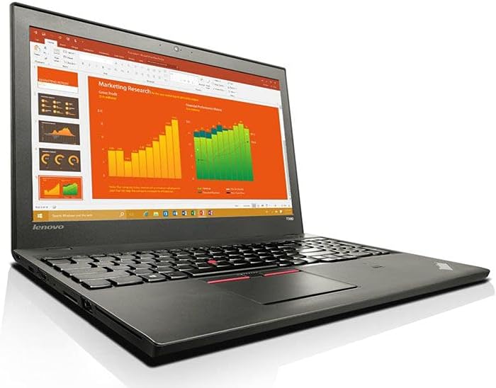 Renewed -  Lenovo ThinkPad T560 Business Laptop, Intel Core I5-6300U CPU, 8GB DDR3L RAM, 256GB SS...