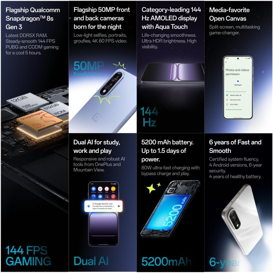 OnePlus Nord 5 Dual SIM 5G – International Version