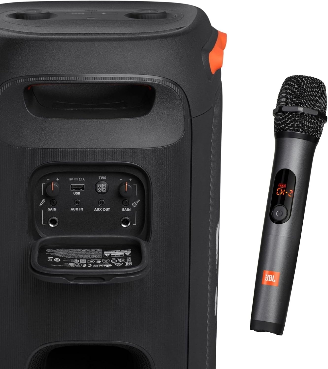 JBL PartyBox 110 + Wireless Microphone | 12-Hour Playback – Refab