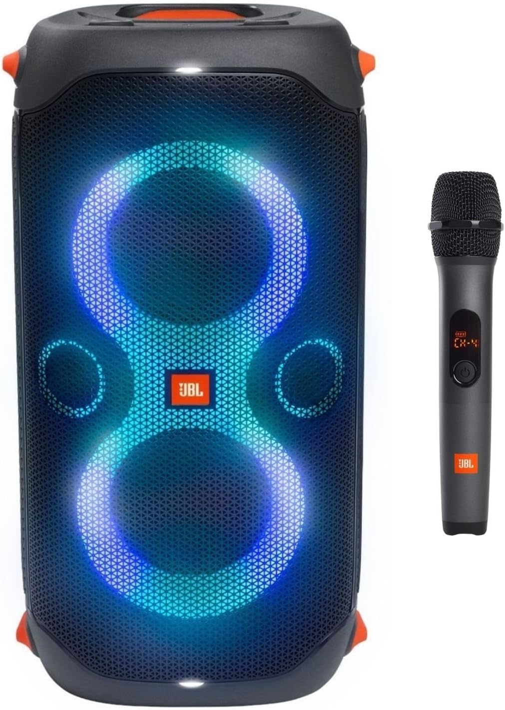 jblpartybox 110&ワイヤレスマイクロフォン JBL Party Box 110 Portable Bluetooth Speaker with LED Light