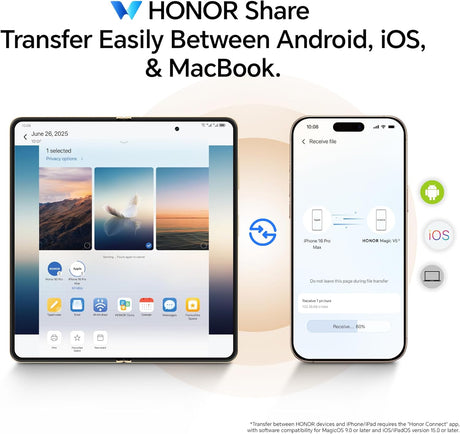 Honor Magic V5 Dual SIM 5G Gold 16GB RAM 512GB – International Version