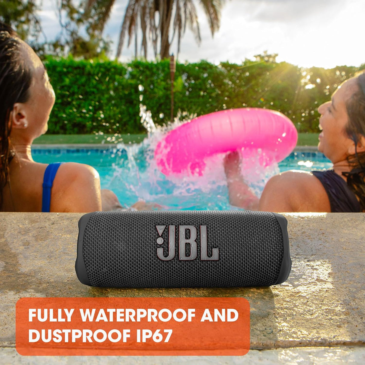 JBL Flip 6 Portable Bluetooth Speaker -IP67 Waterproof, 12H Battery, PartyBoost
