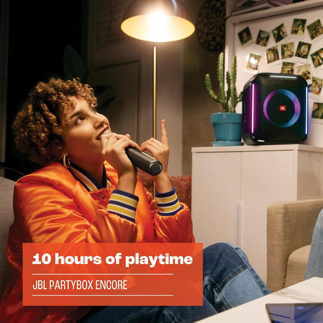 Portable Party Speaker with Wireless Mic