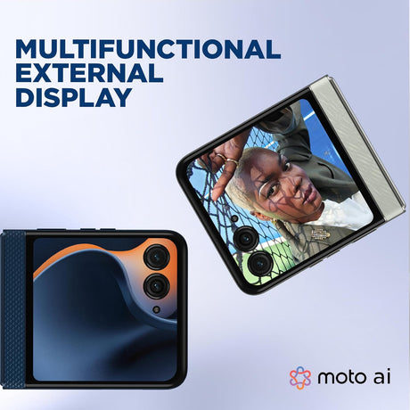 Motorola Razr 60 Dual SIM 5G PANTONE Gibraltar Sea 8GB RAM 256GB – Middle East