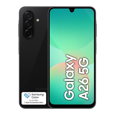 Samsung Galaxy A26 5G — 6.7" AI Smartphone, IP67 — Black / 256GB / UAE Version