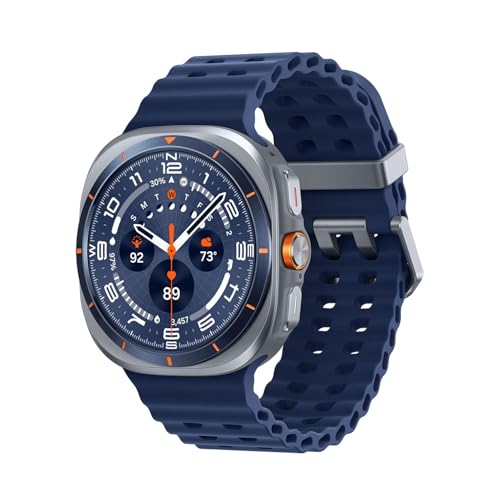 Samsung Galaxy Watch Ultra (2025) 47mm LTE — Titanium Blue, US Version