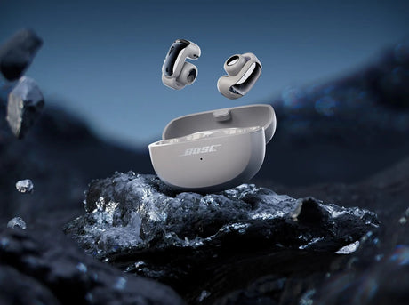 Bose Ultra Open Earbuds charging case and earbuds