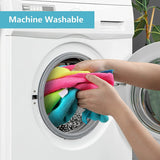 Microfiber Cleaning Cloth, 8 Pack Cleaning Rags, Cleaning Towels with 4 Color Assorted, 11.5"X11.5"(Green/Blue/Yellow/Pink)